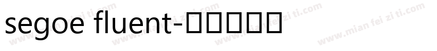 segoe fluent字体转换